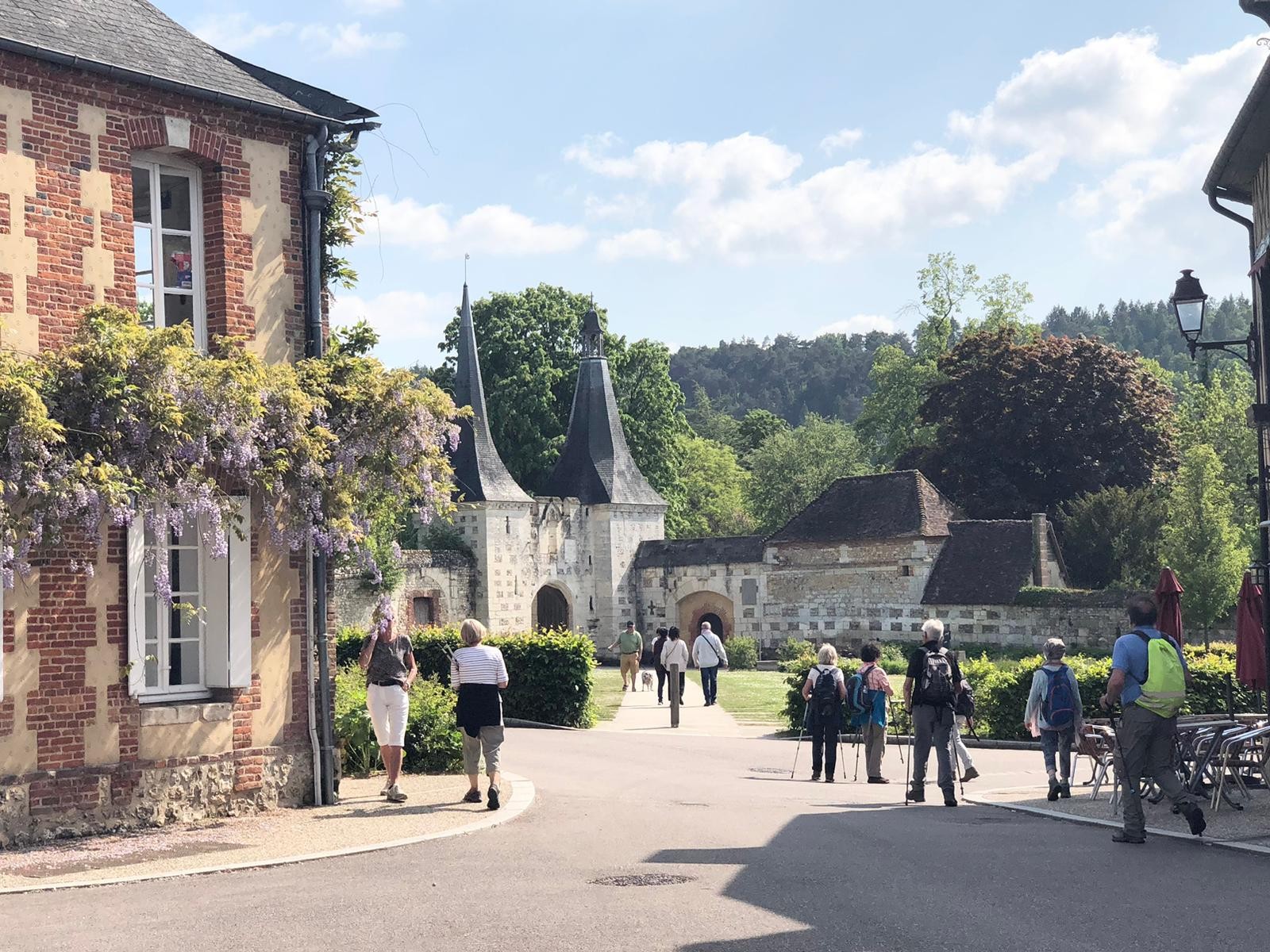 Pour finir, nous rentrons dans le parc de l'abbaye
