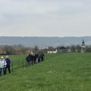 Petite montée avant la descente vers le bord de Seine.