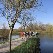 Nous suivons le bord de la Somme ...