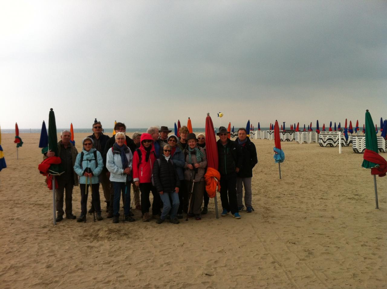 Sur la plage de Deauville