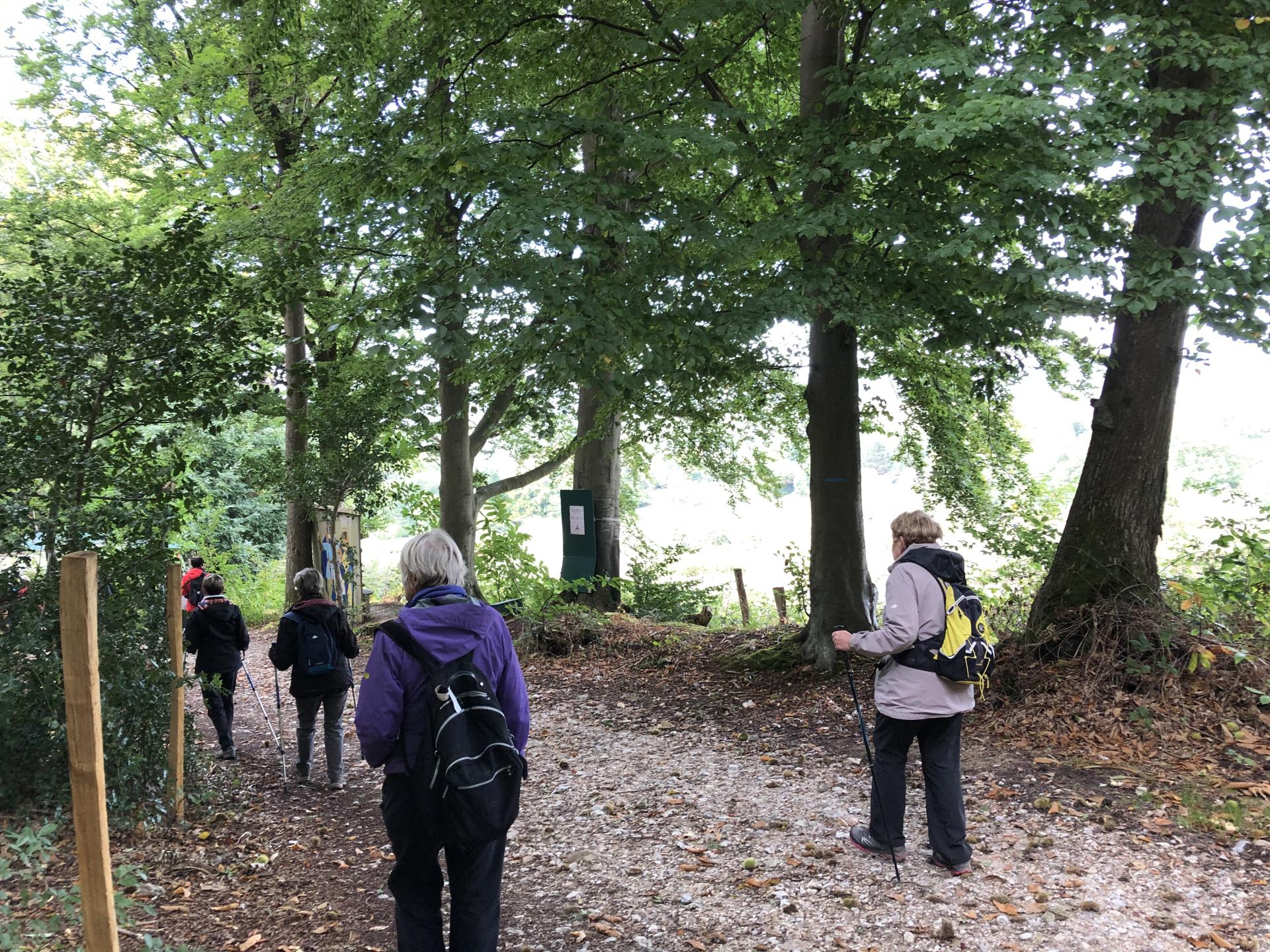 Descente en traversant un parcours 