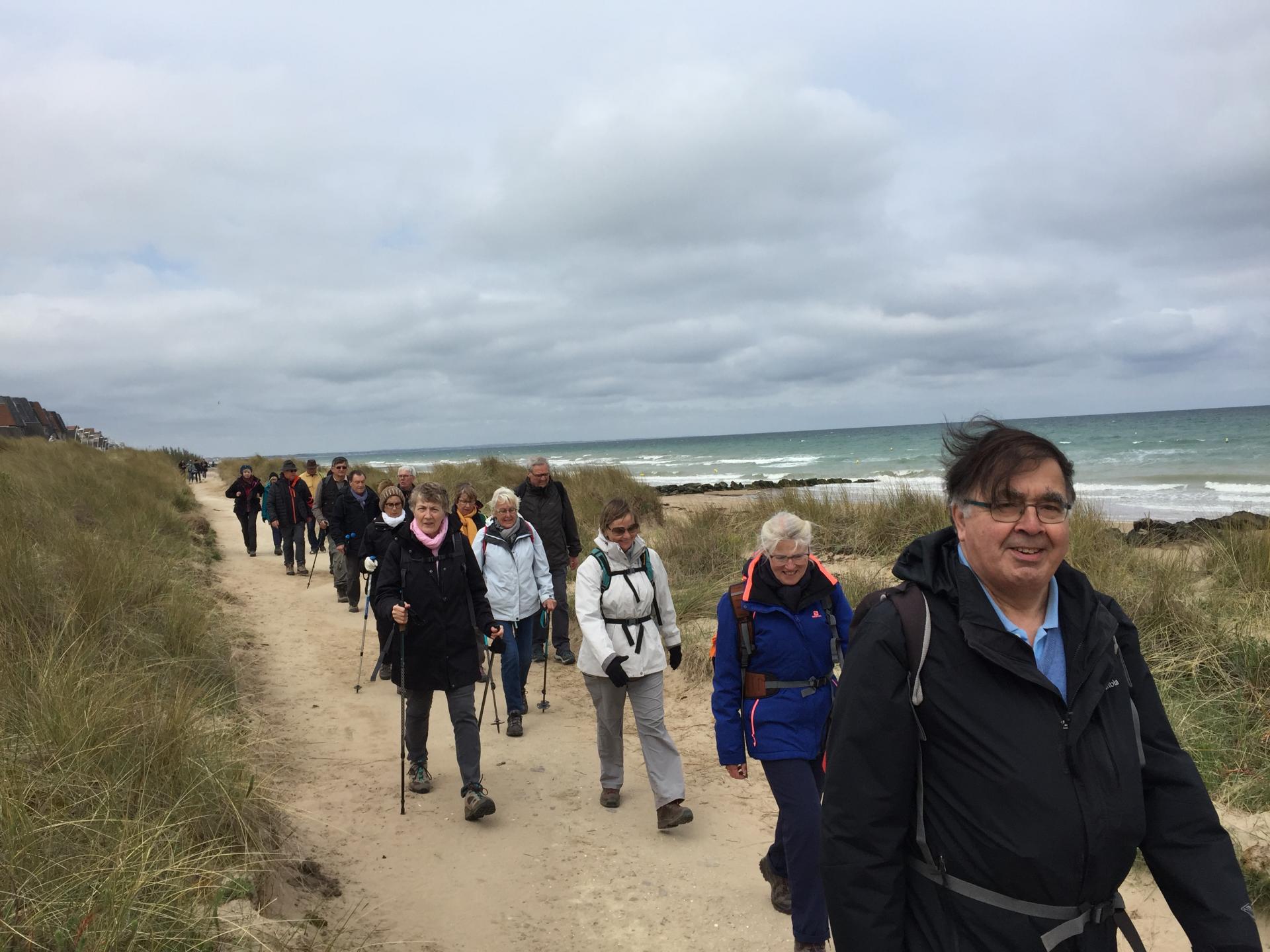 Pointe de Cabourg, Flèche Sableuse, entre la mer et l'estuaire de La Dives