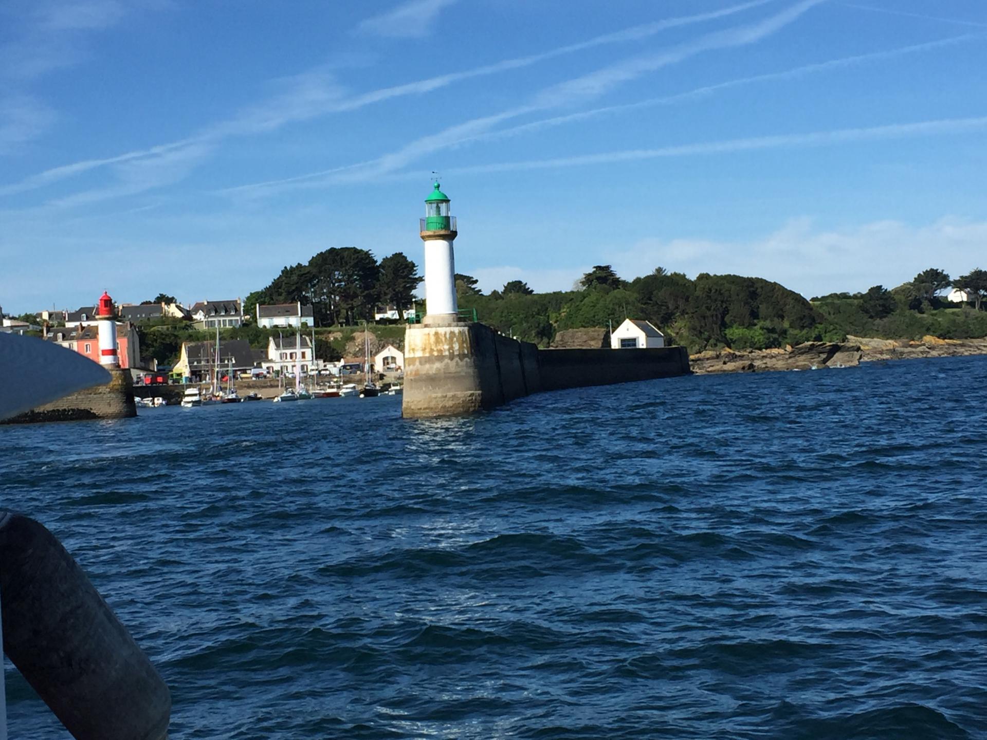 Arrivée à Port Tudy (Ile de GROIX)
