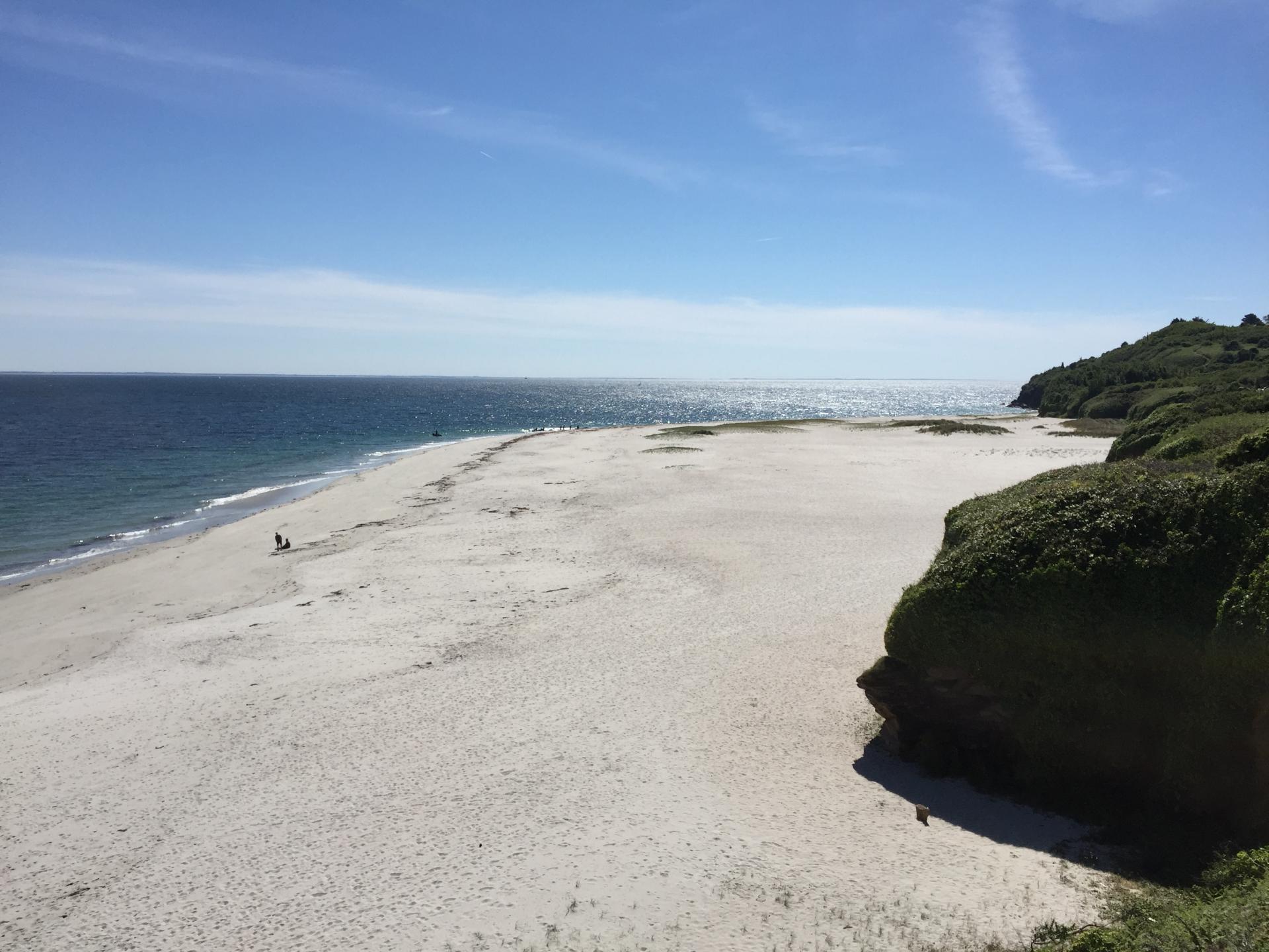 Une des rares plages convexes d' Europe