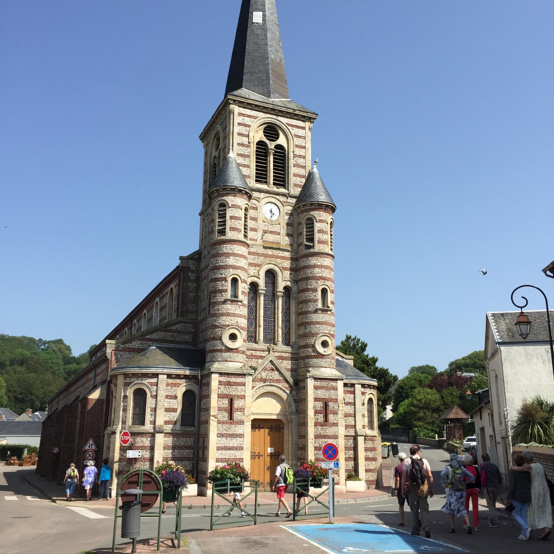 Très belle église Saint Martin à Yport.