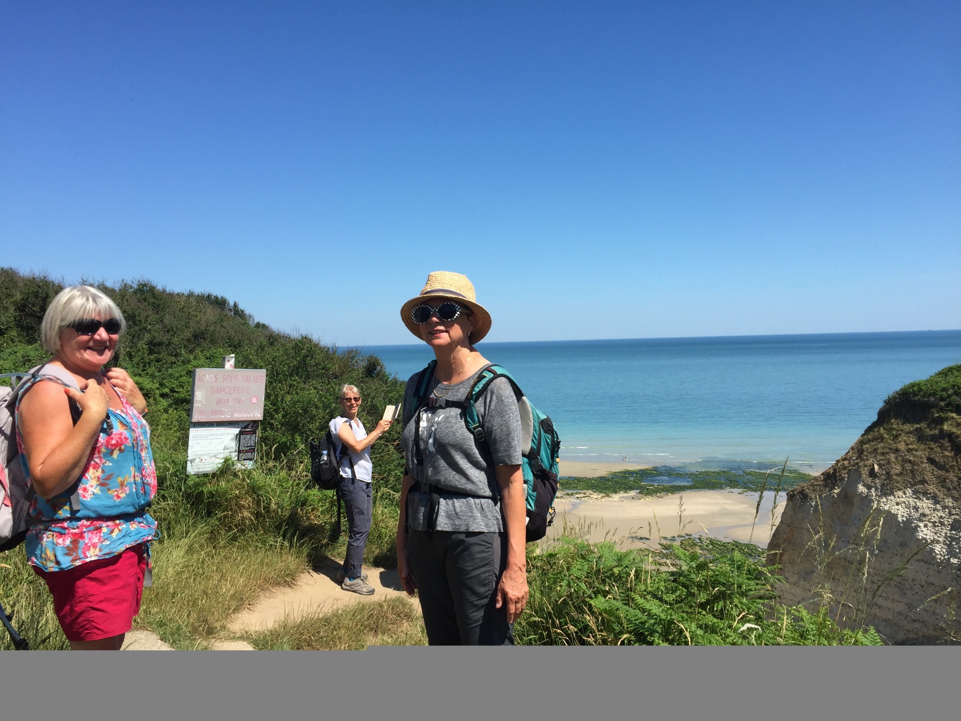 Après le cimetière marin, belle vue sur la plage de Varengeville