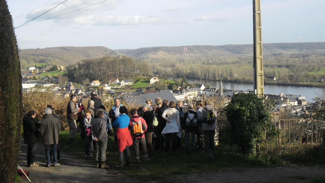 Pause avec vue sur la Seine