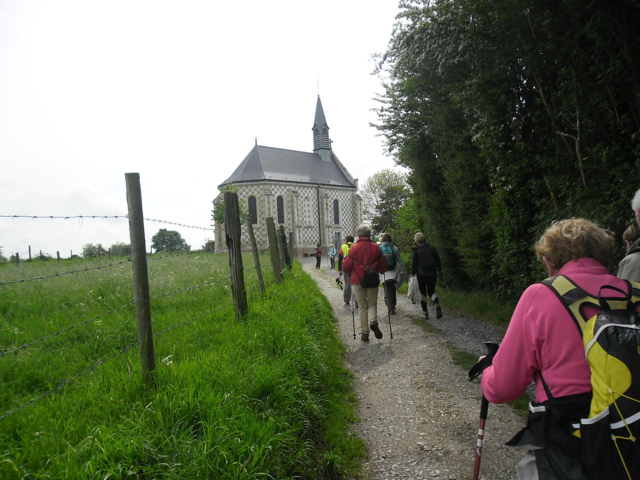 Montée vers la chapelle des marins