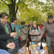 Effervescence autour du buffet