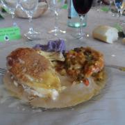 Suprême de poulet jaune en croute de pain d'épices pour les uns...
