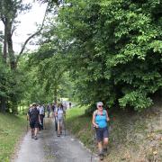 Montée sur les hauteurs de Gaillefontaine ....
